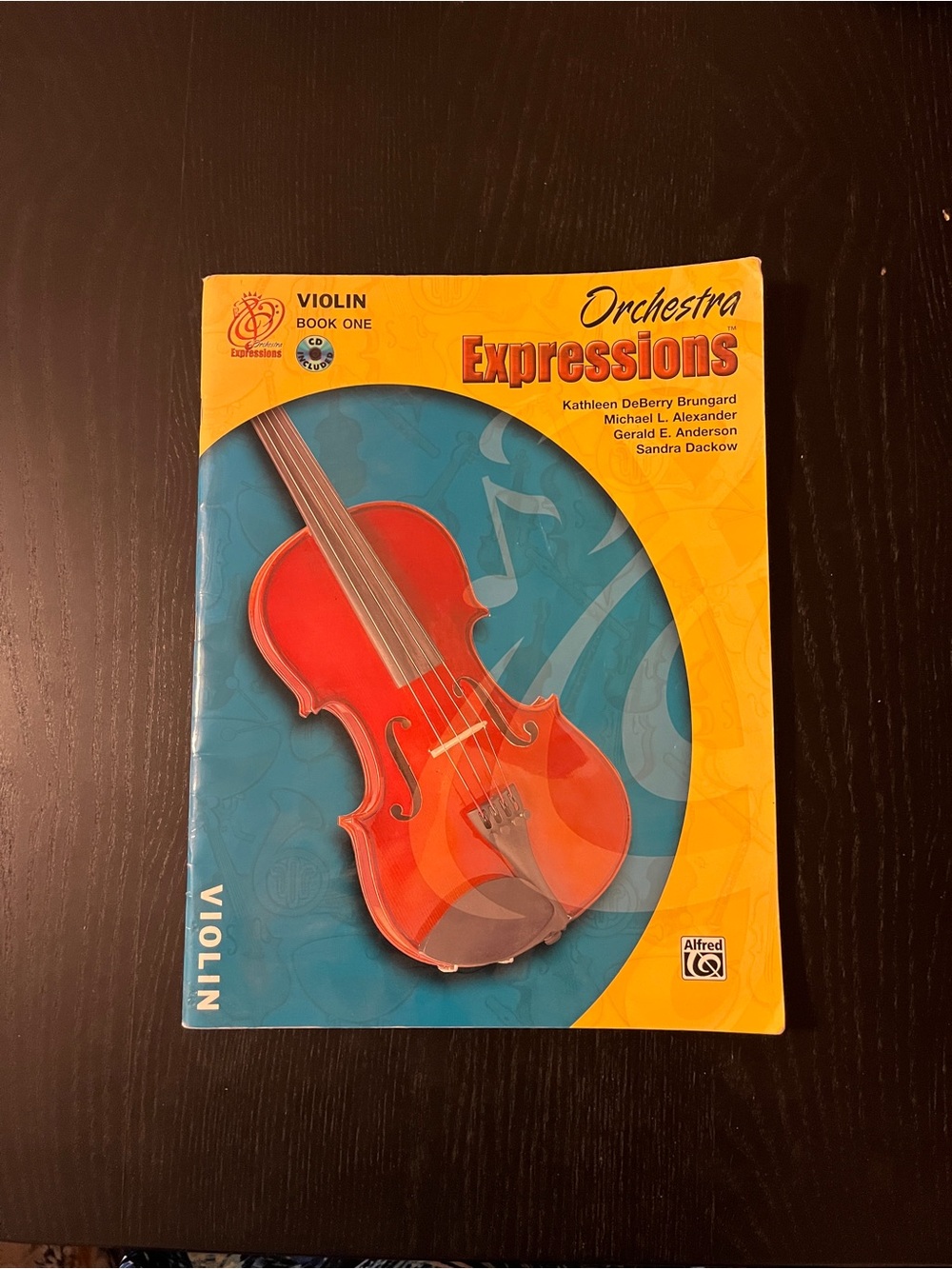 Alfred Orchestra Expressions Violin Book 1 Sheet Music Beginner Method No CD